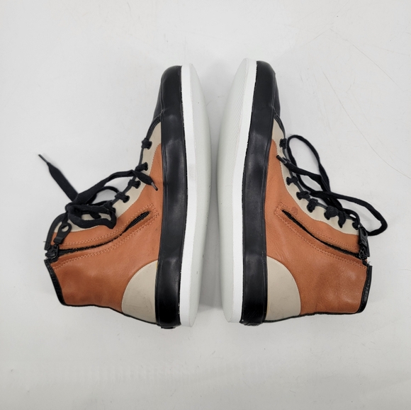 Camper Portol Boot Sneaker Hybrid EU 40 US 9 Tan Black Leather Neutral Shoes - Picture 14 of 16